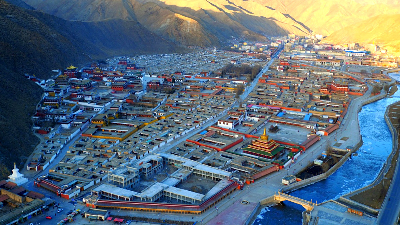 夏河县文旅融合旅游地图VR