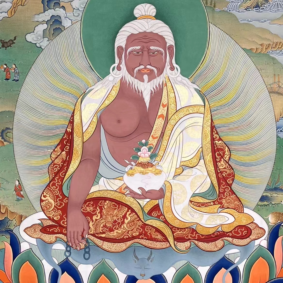 摩尼宝唐东杰布唐卡